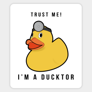 The Ducktor Tee Magnet